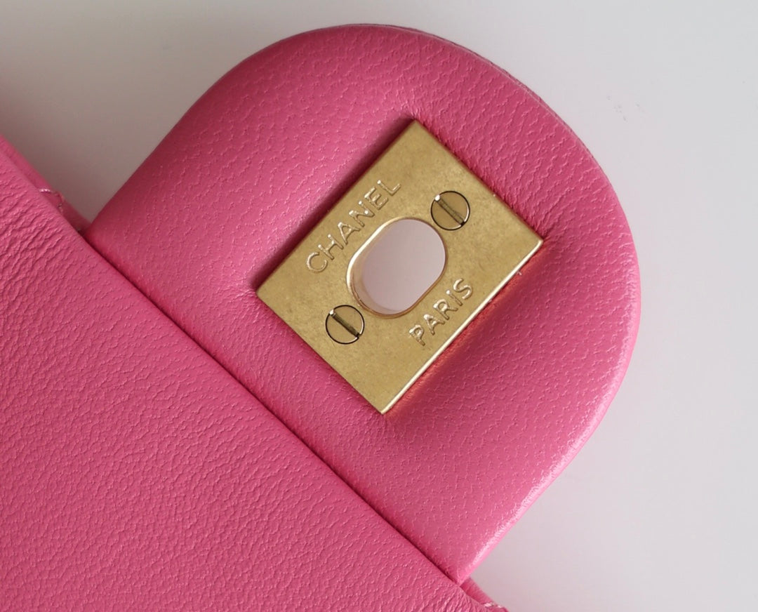 CC Classic Mini Flap Bag Pink