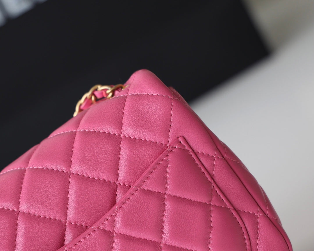 CC Classic Mini Flap Bag Pink