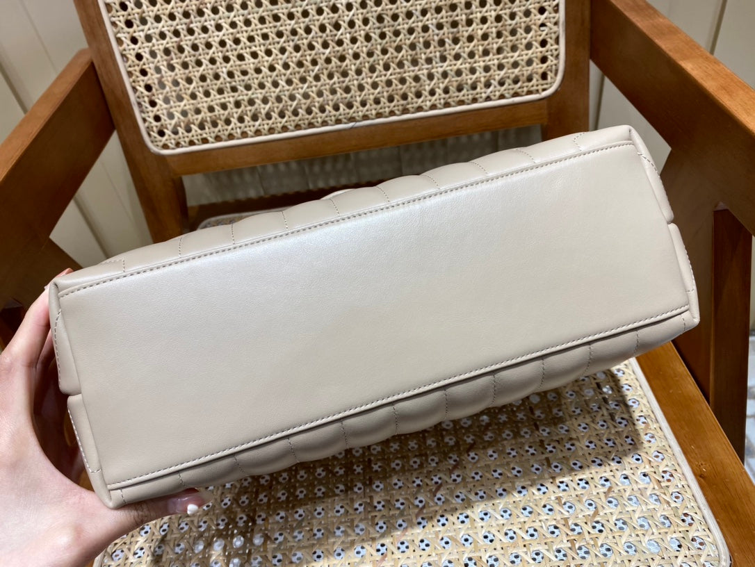 YSL Loulou Medium Bag Beige