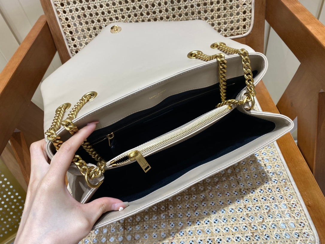 YSL Loulou Medium Bag Beige