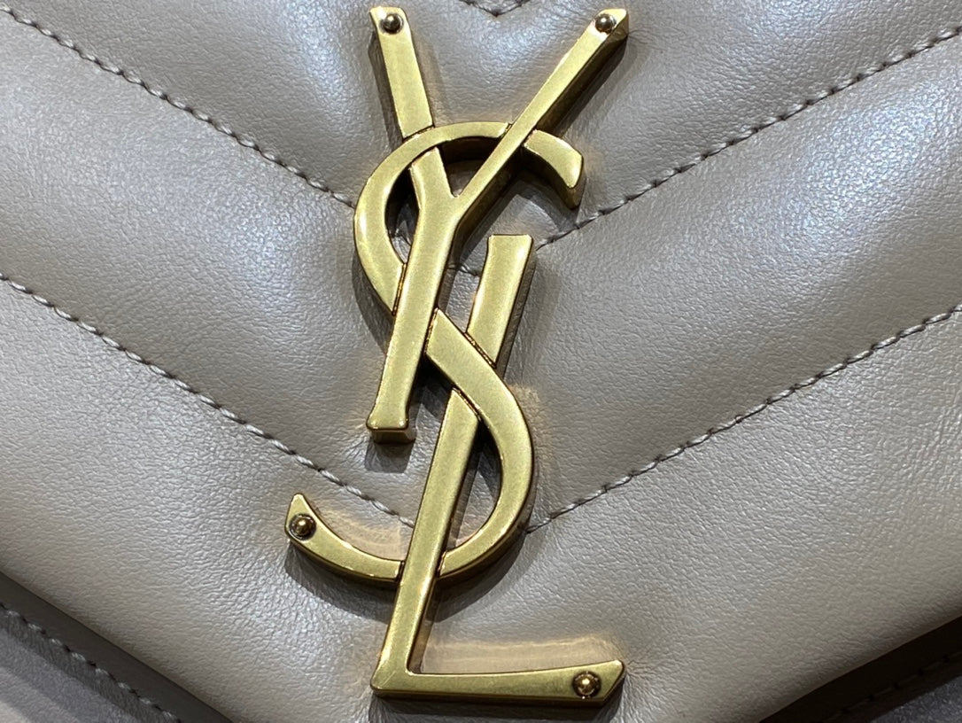 YSL Loulou Medium Bag Beige