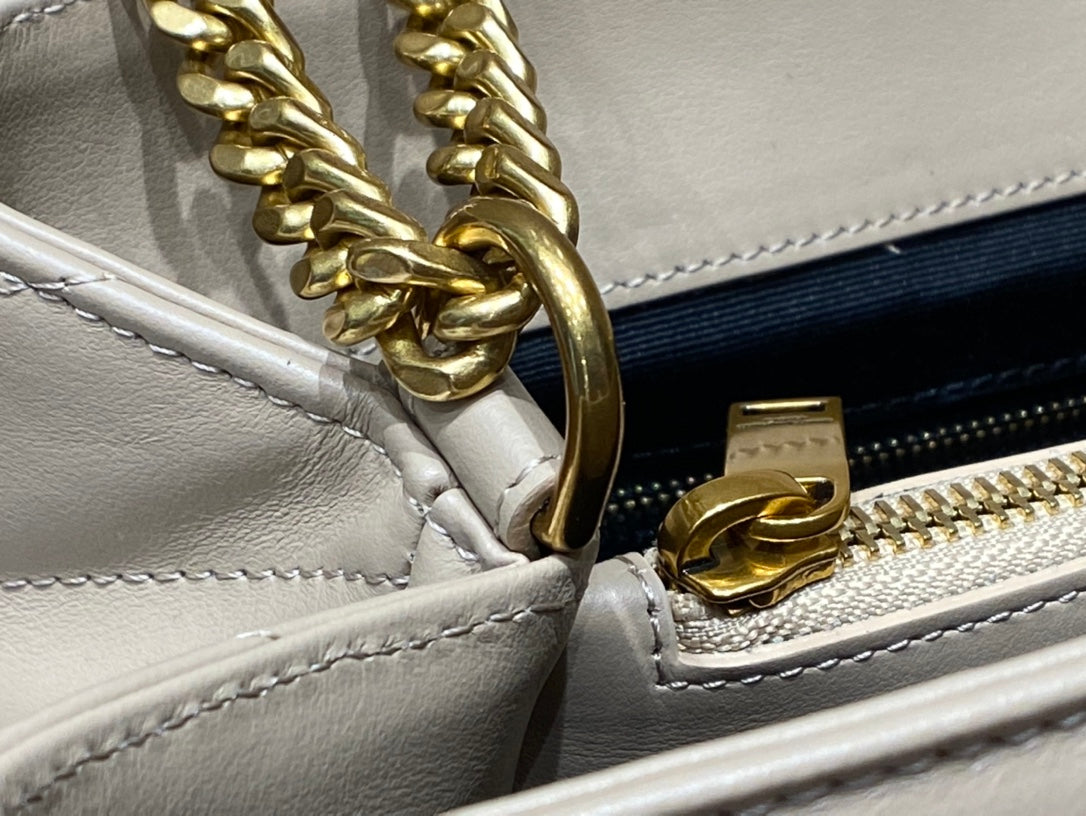 YSL Loulou Medium Bag Beige