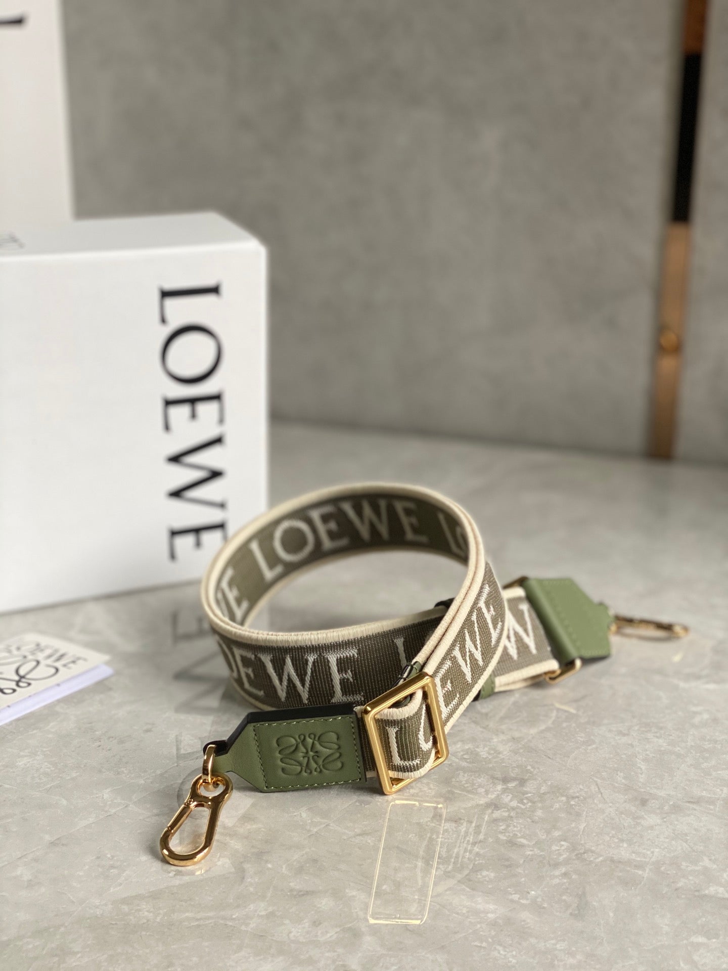 Anagram Wide Shoulder Strap Green