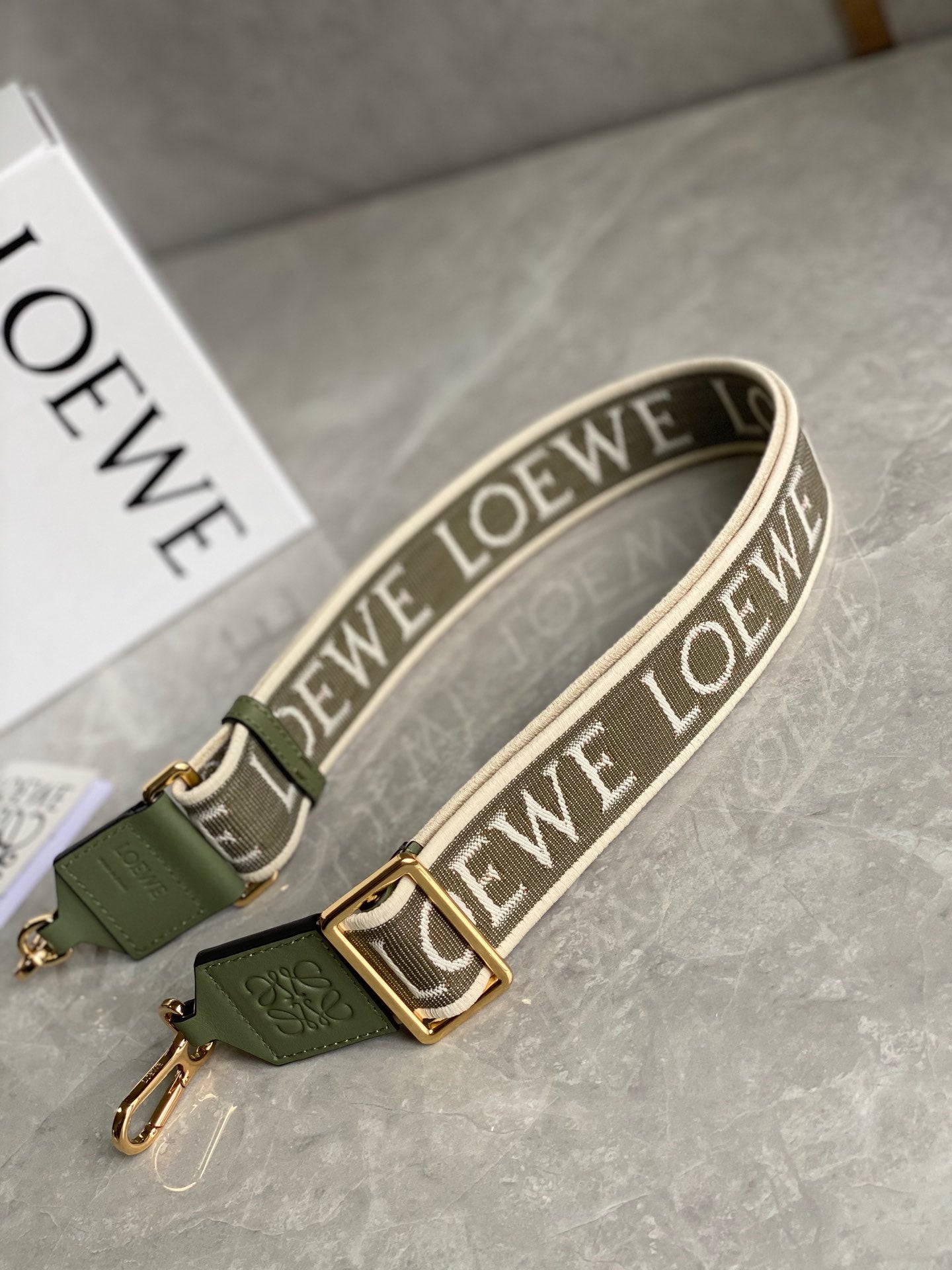 Anagram Wide Shoulder Strap Green