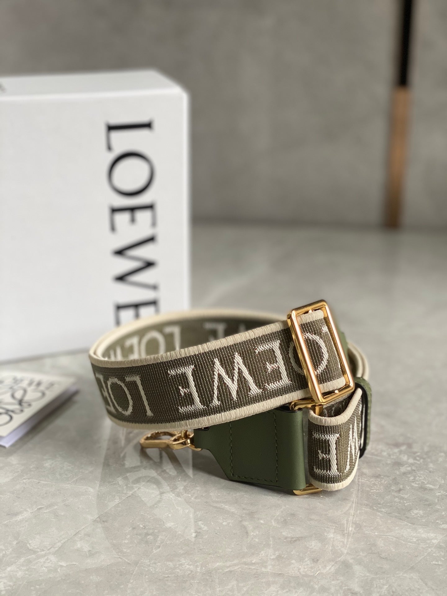 Anagram Wide Shoulder Strap Green