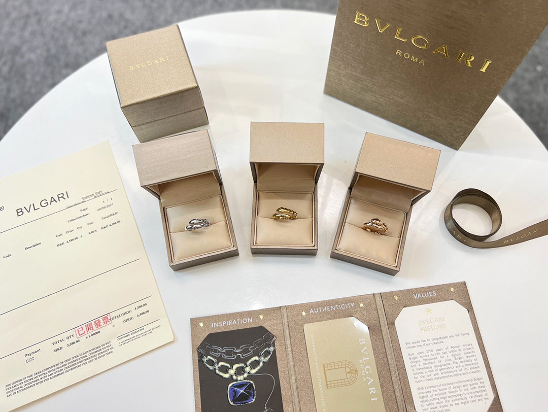 BULGARI Serpenti Viper 18kt Gold Ring