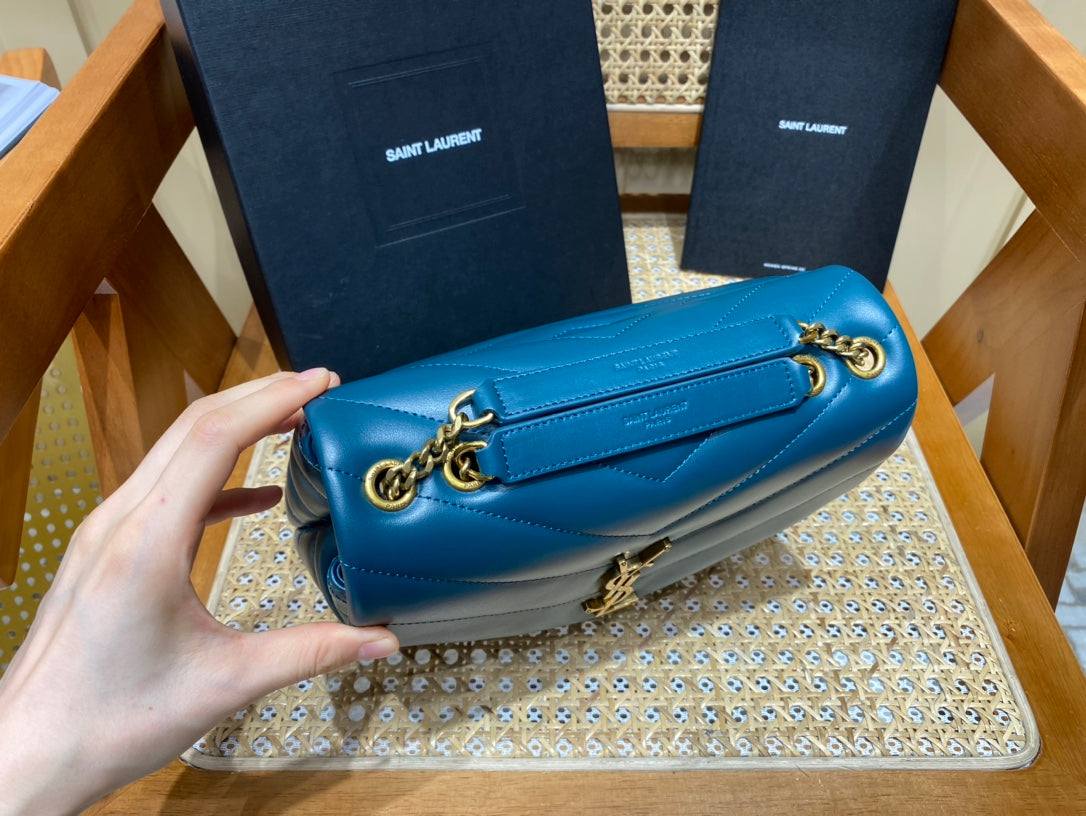 YSL Loulou Small Bag Turquoise