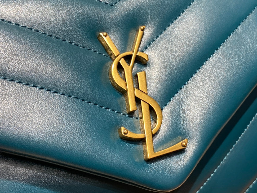 YSL Loulou Small Bag Turquoise