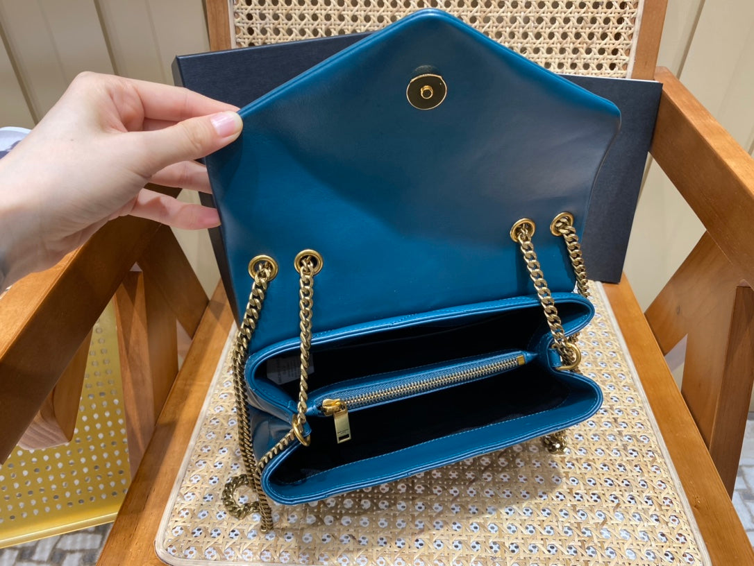 YSL Loulou Small Bag Turquoise