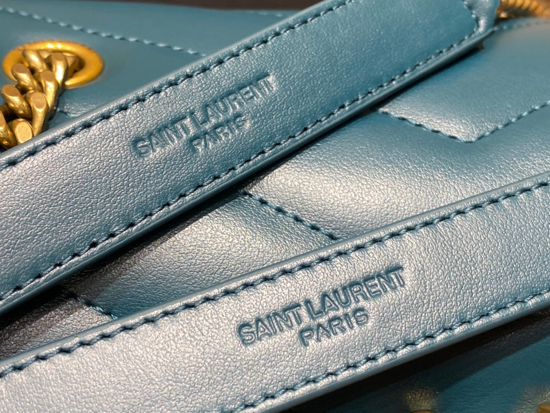 YSL Loulou Small Bag Turquoise