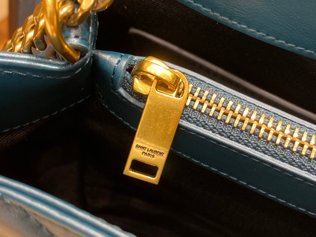YSL Loulou Small Bag Turquoise