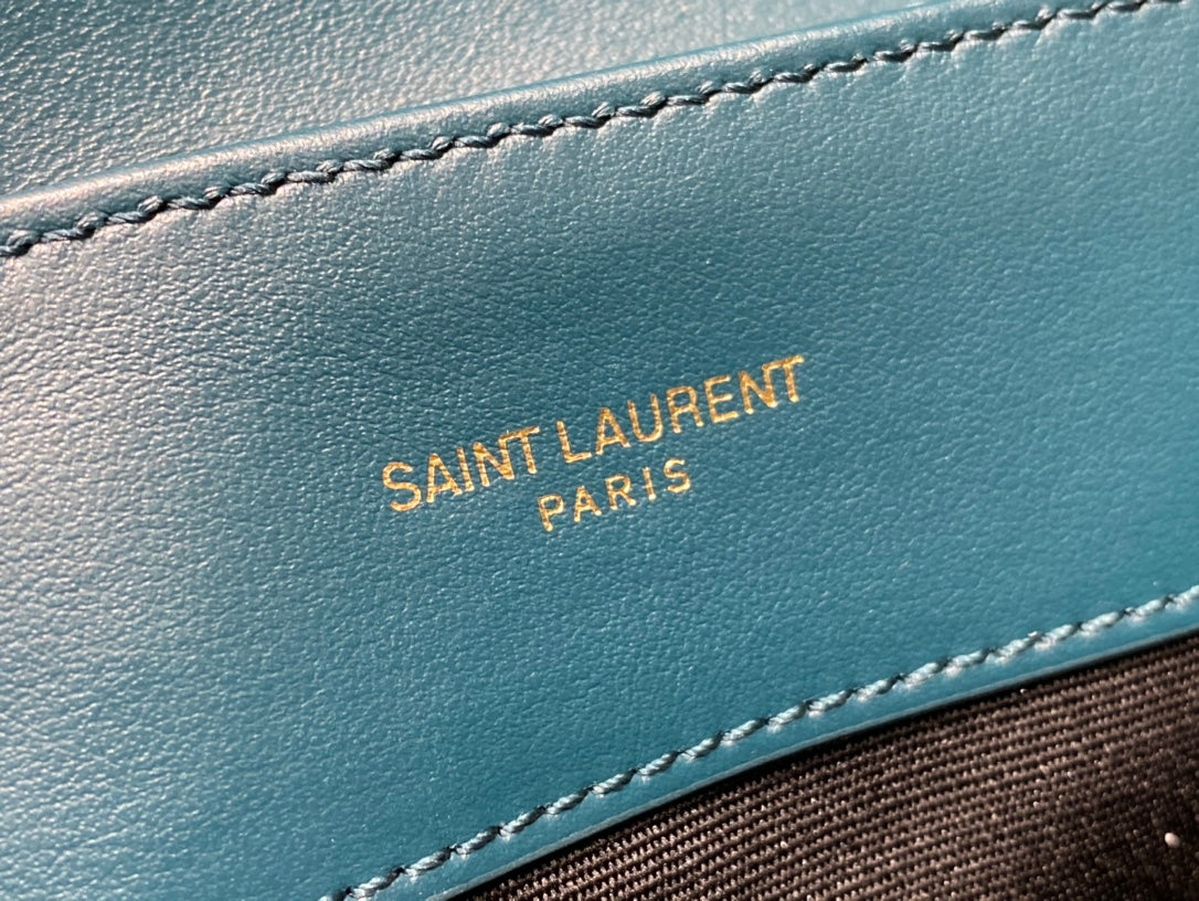 YSL Loulou Small Bag Turquoise
