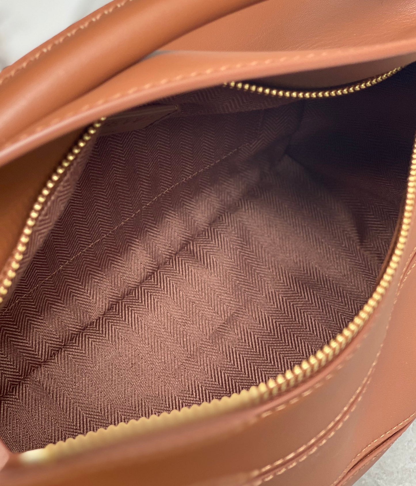 Puzzle Bag Brown Monochrome