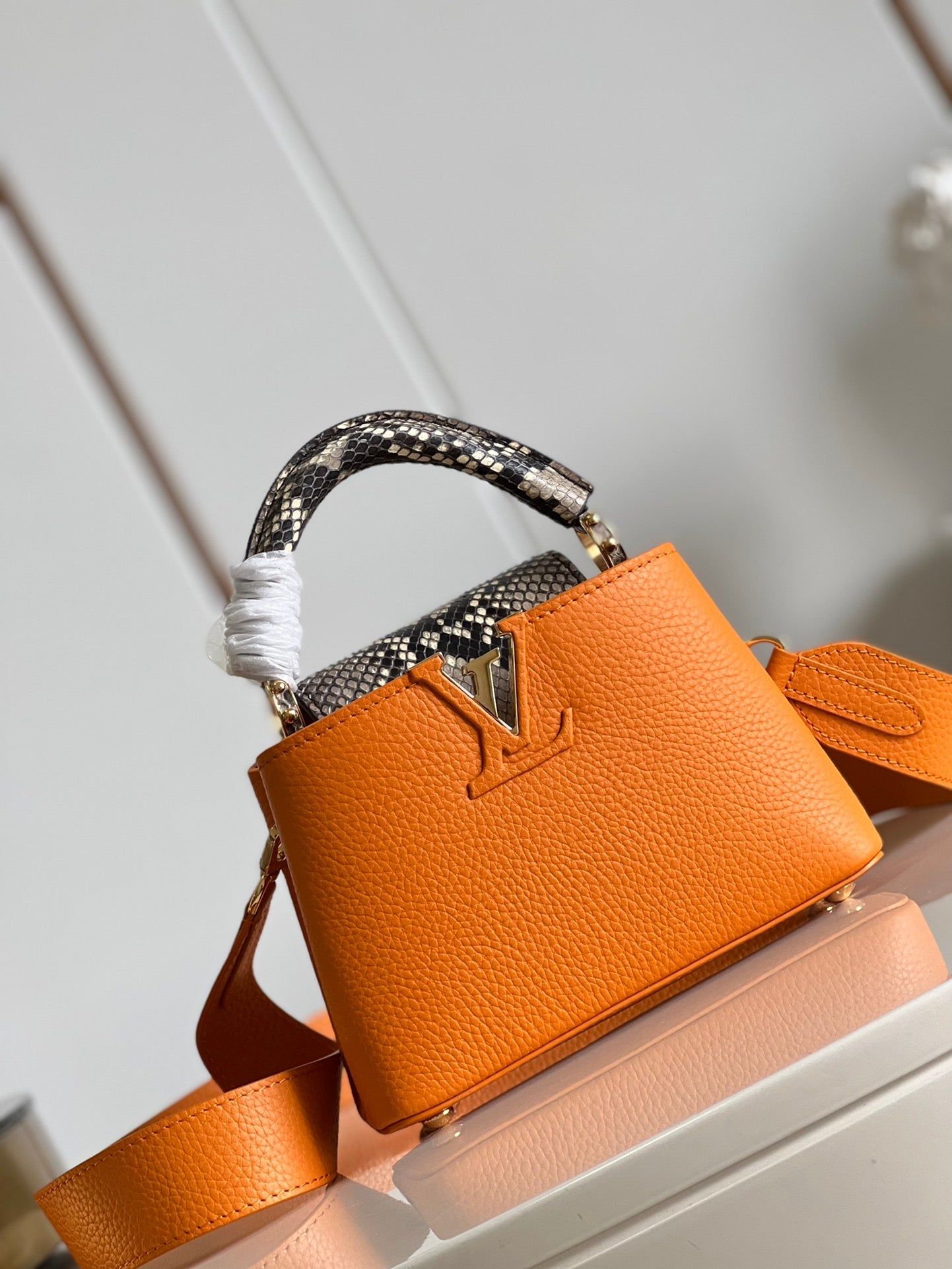 LV Capucines Mini Yellow Gold