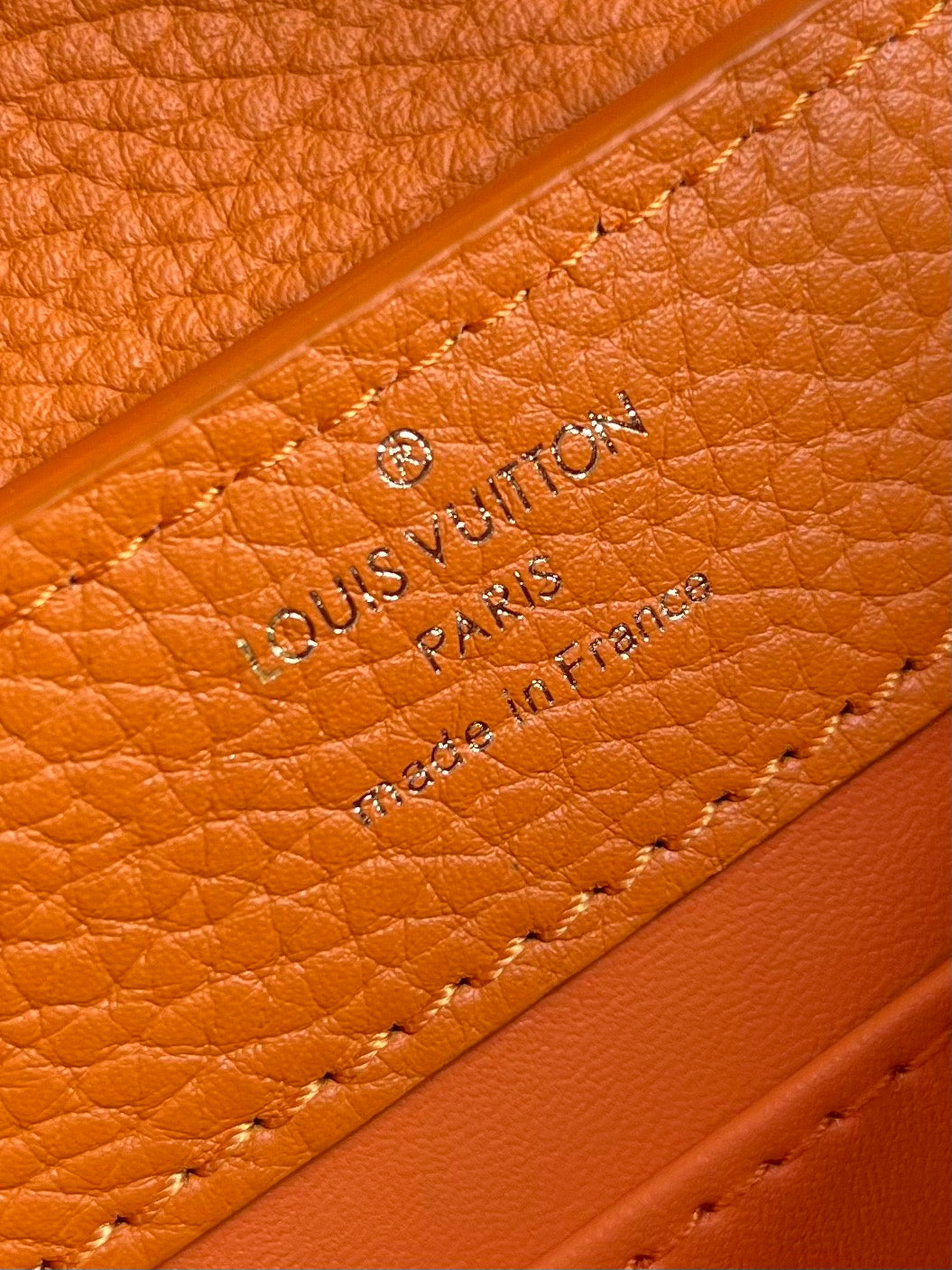 LV Capucines Mini Yellow Gold