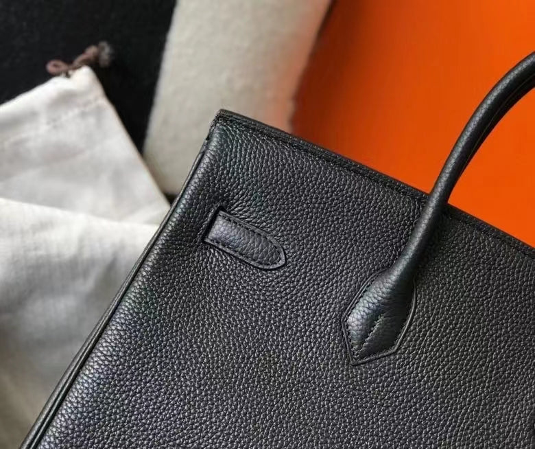H Birkin Togo Leather Black