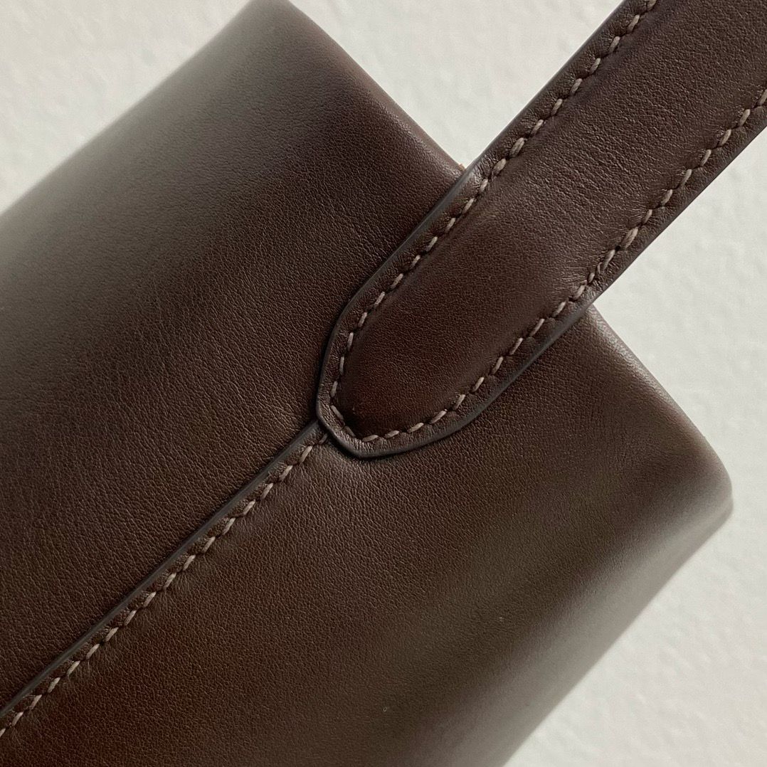 THE ROW N/S Park Tote Bag Chestnut