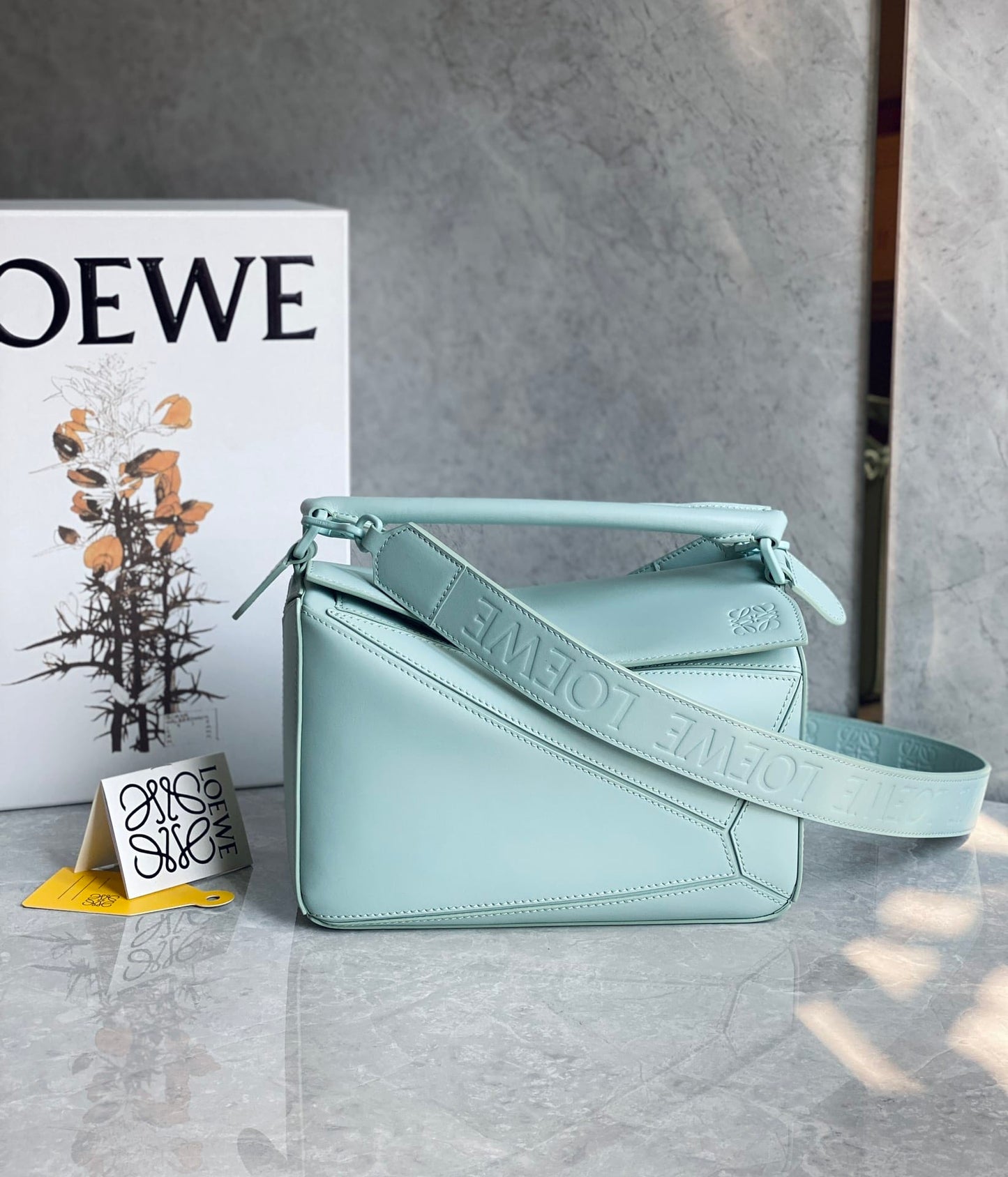 Puzzle Bag Aquablue Monocrhome