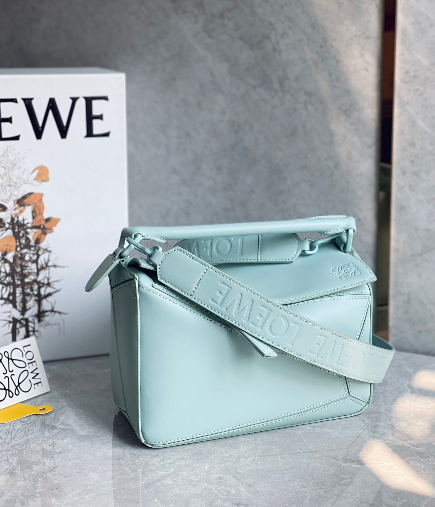 Puzzle Bag Aquablue Monocrhome