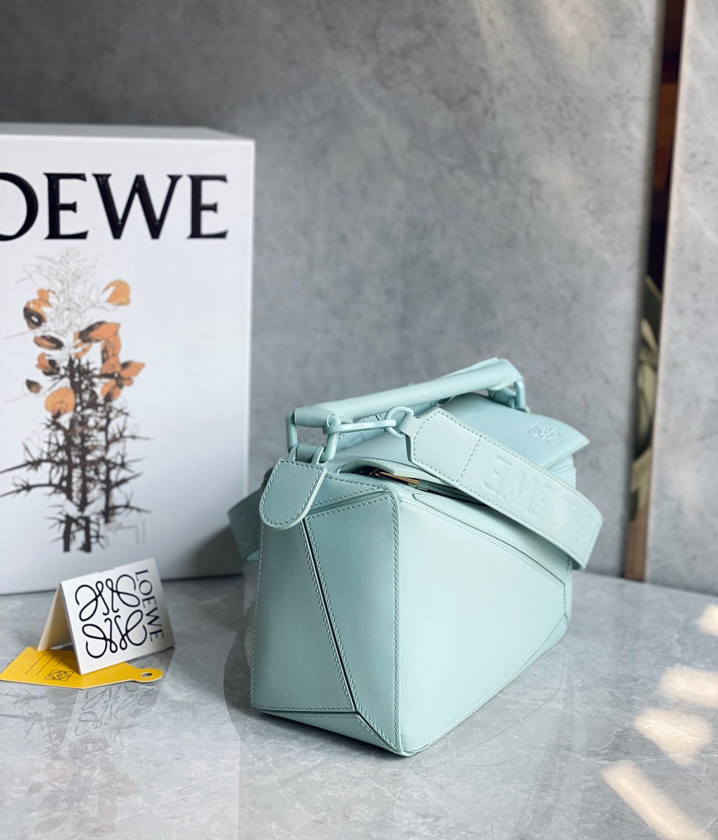 Puzzle Bag Aquablue Monocrhome