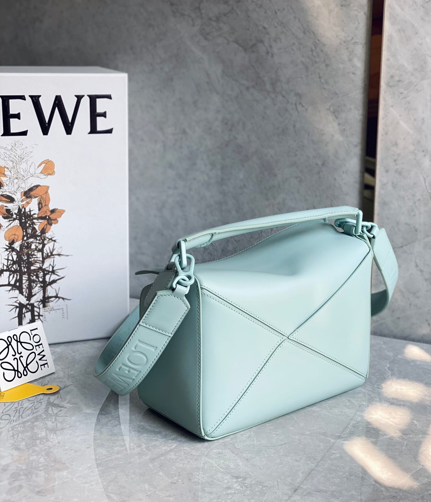 Puzzle Bag Aquablue Monocrhome