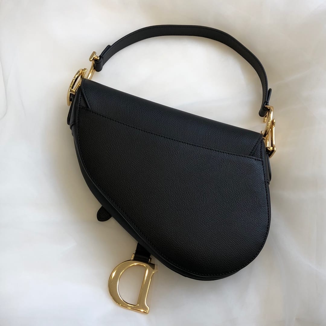 D Saddle Bag Black