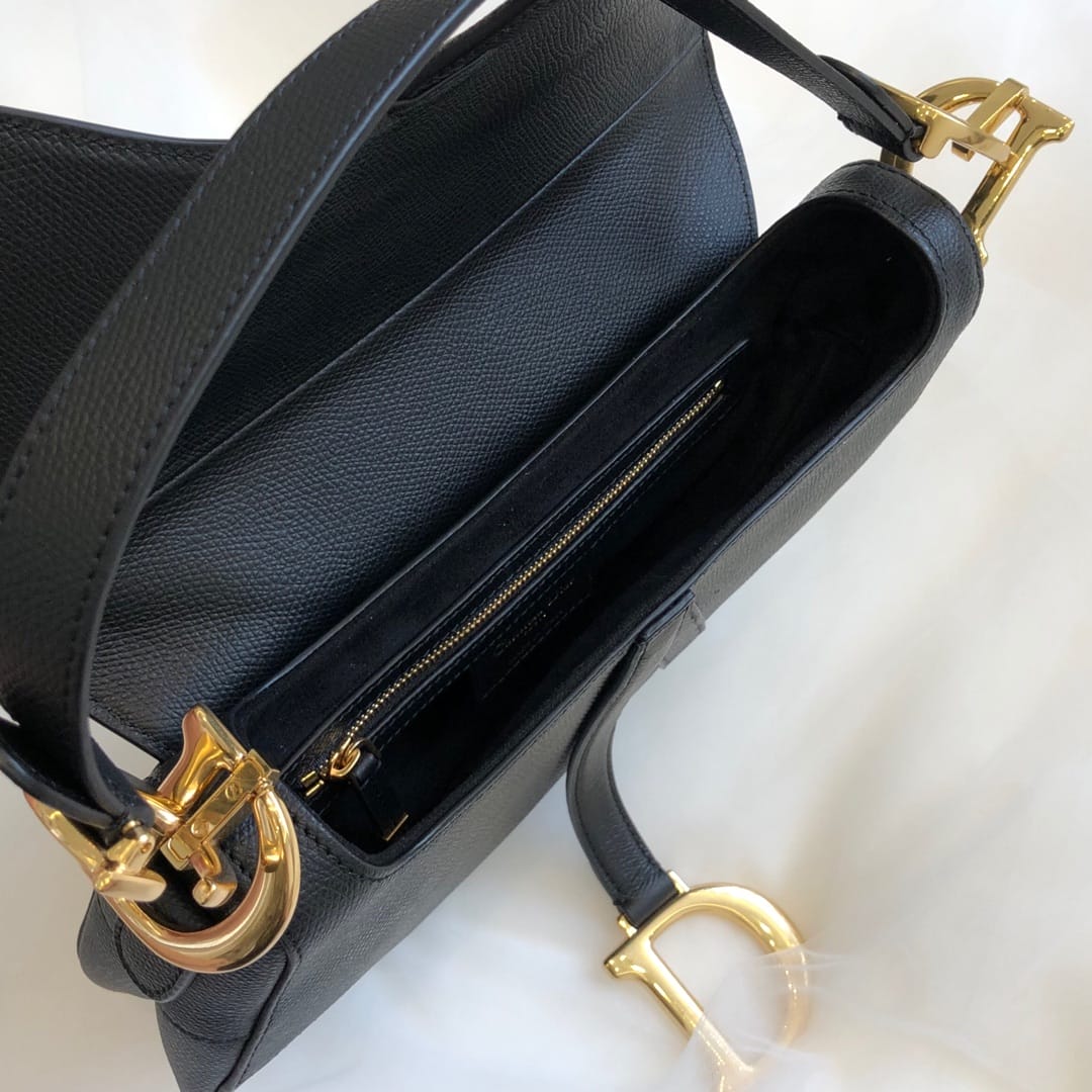 D Saddle Bag Black