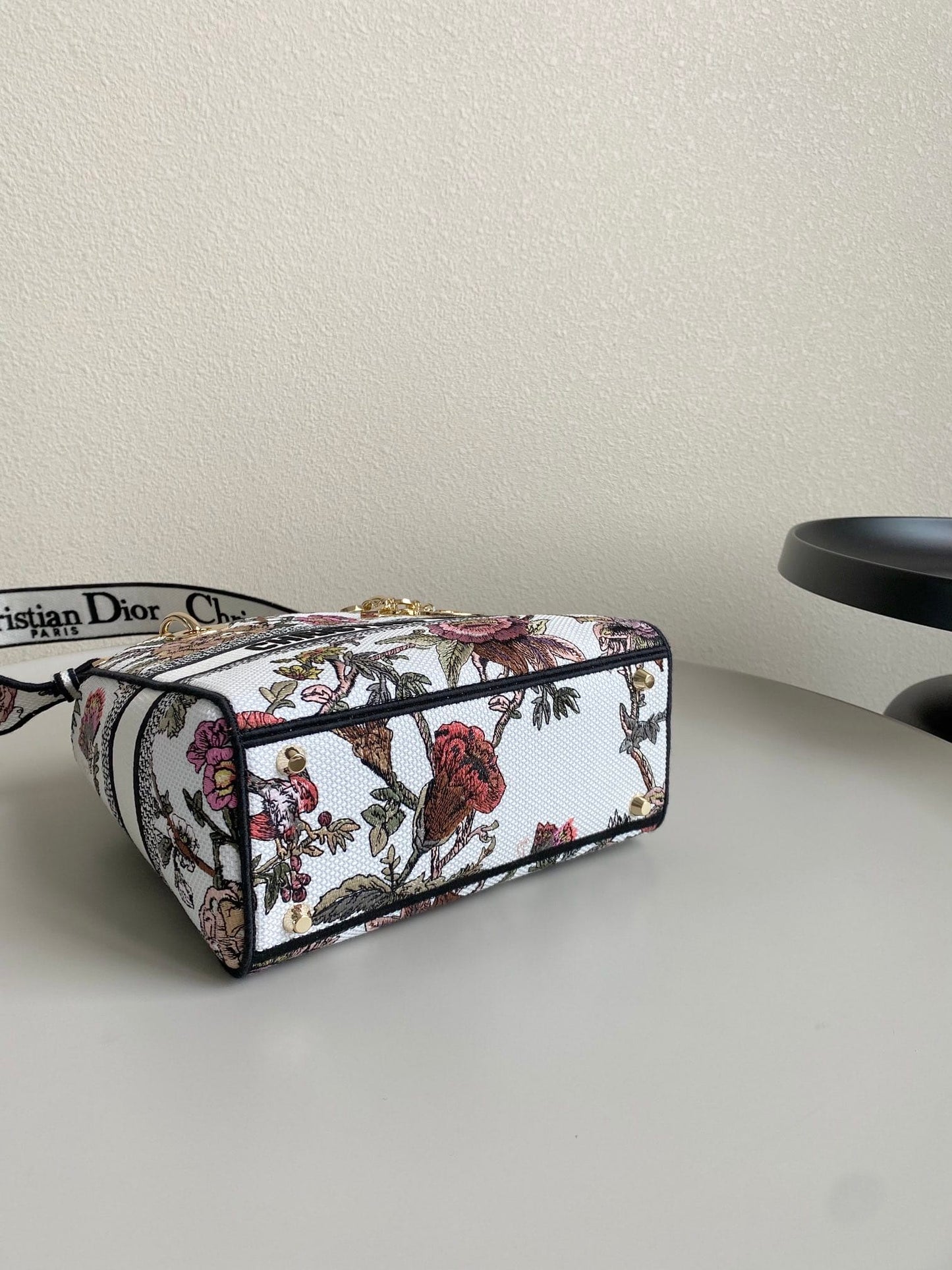 DIOR Medium Lady D-Lite Bag Multicolor Dior Jardin Botanique Embroidery