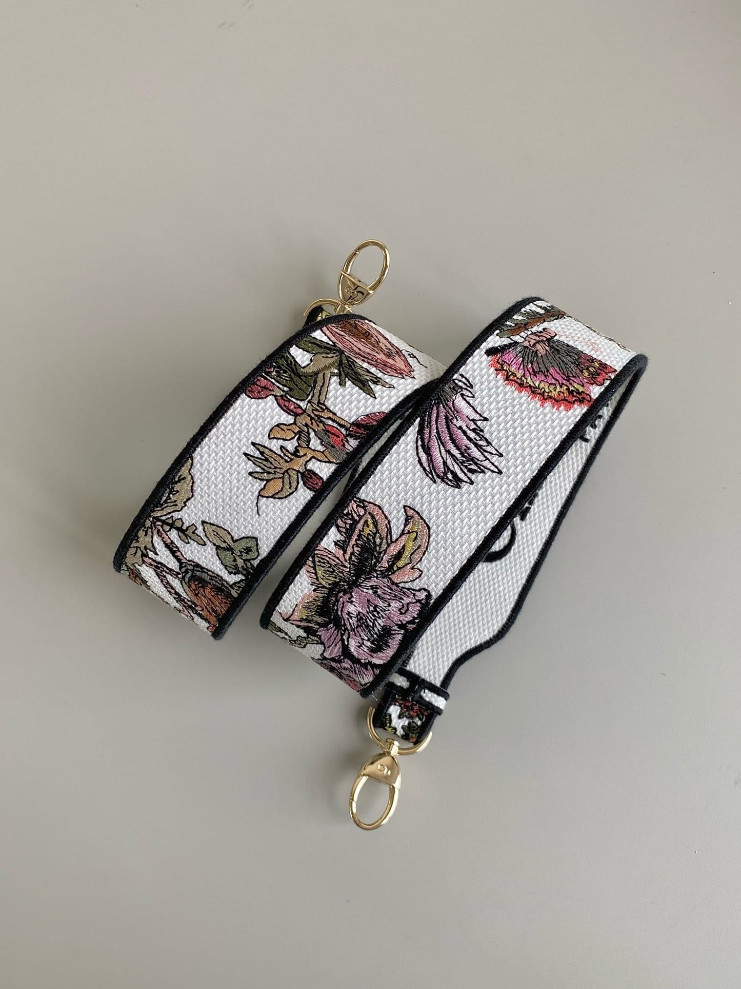 DIOR Medium Lady D-Lite Bag Multicolor Dior Jardin Botanique Embroidery