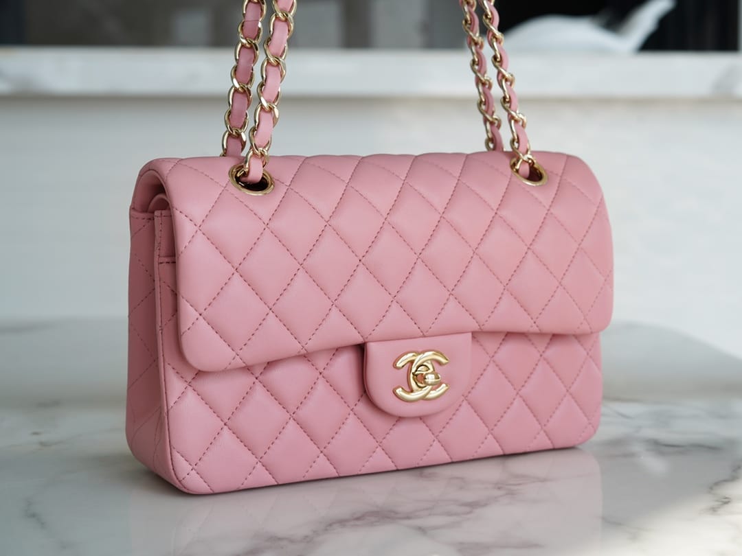CC Classic Flap Bag Pink