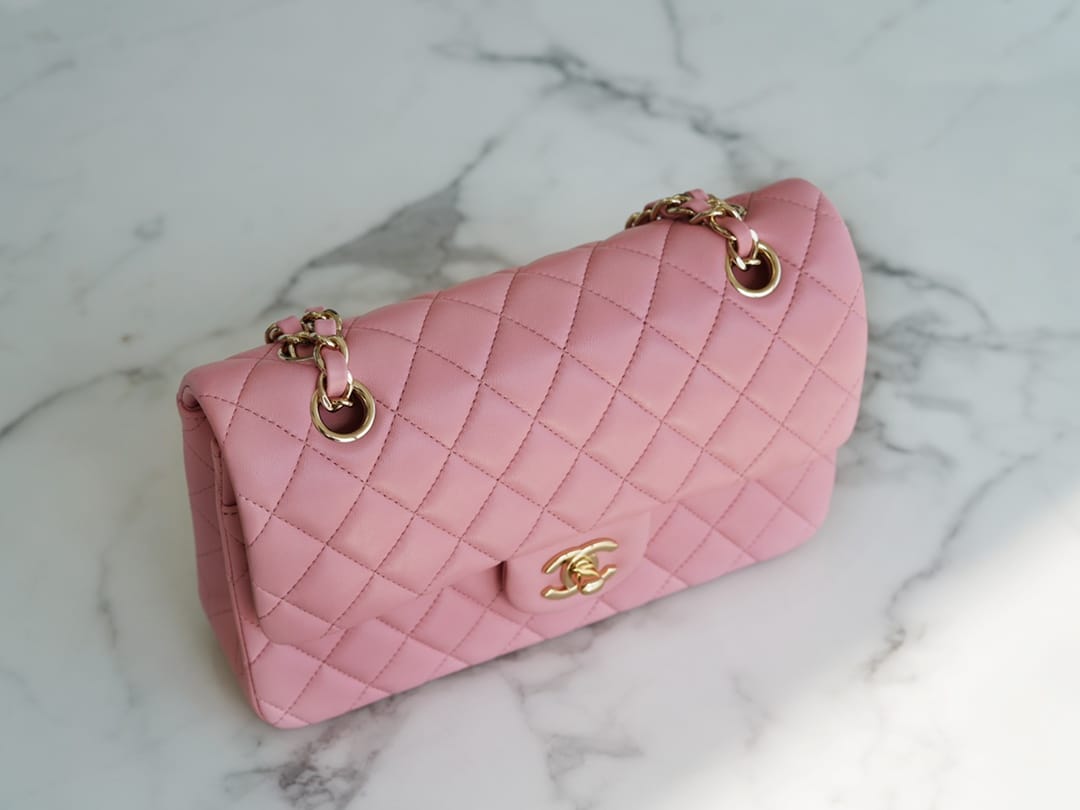 CC Classic Flap Bag Pink
