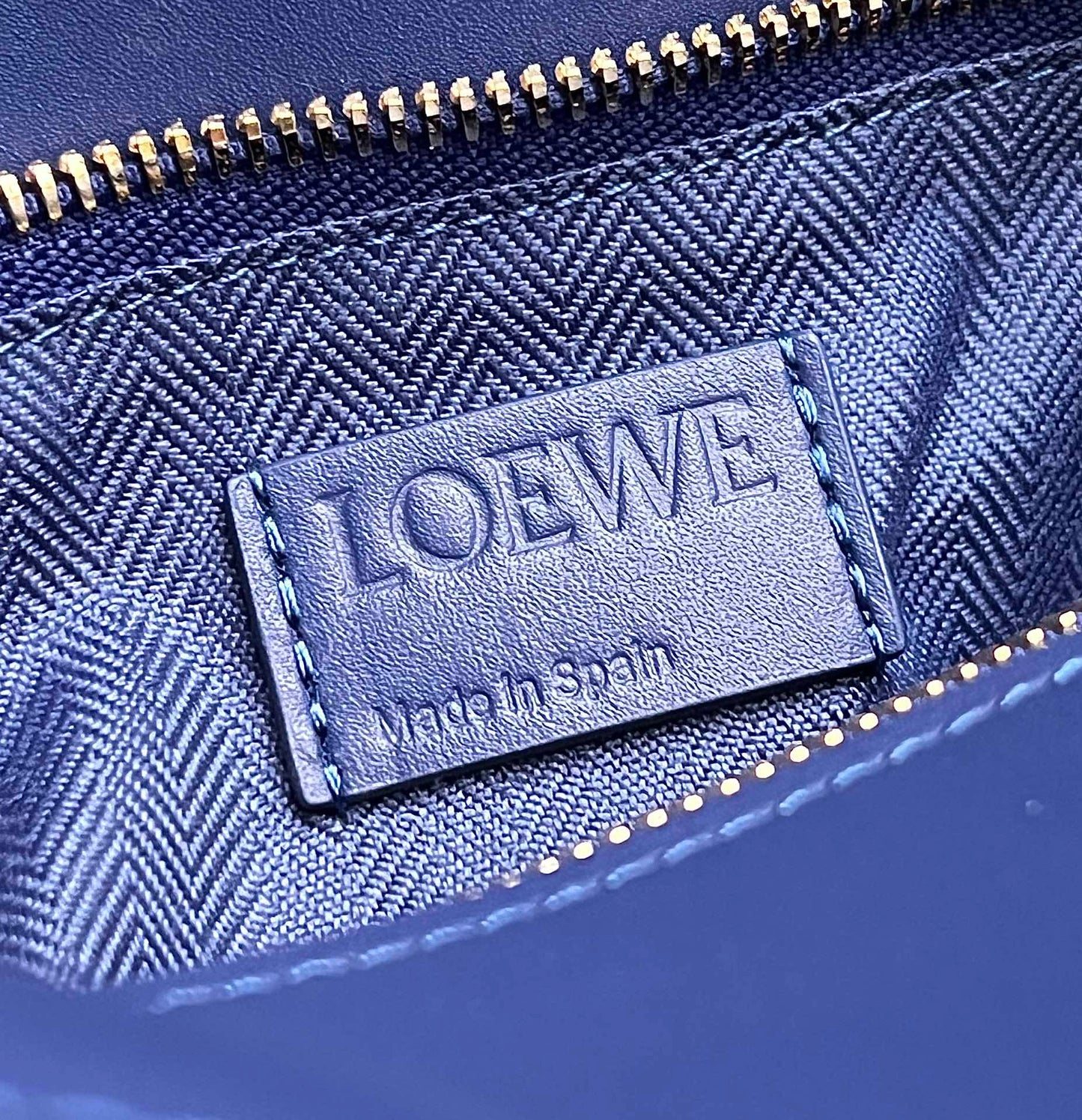 Puzzle Bag Navy Blue Monochrome