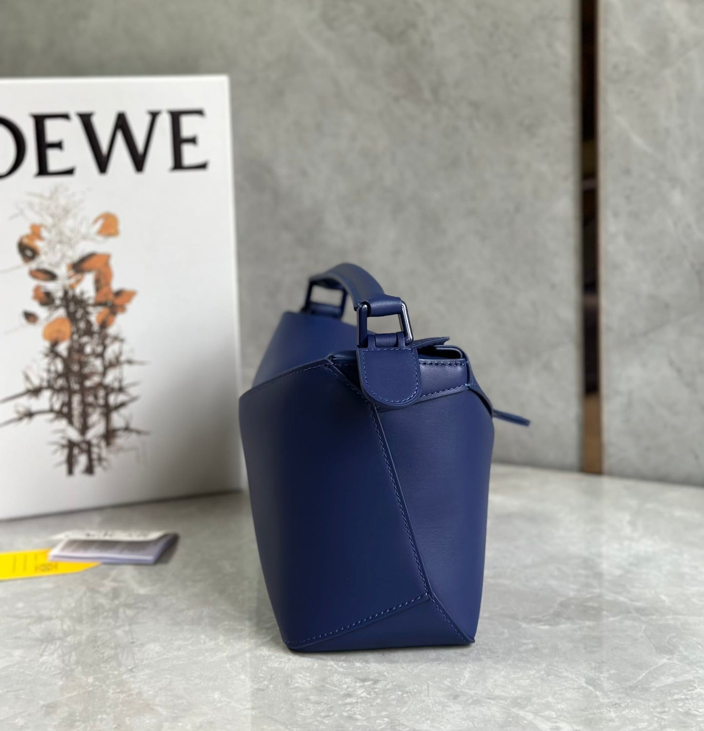 Puzzle Bag Navy Blue Monochrome