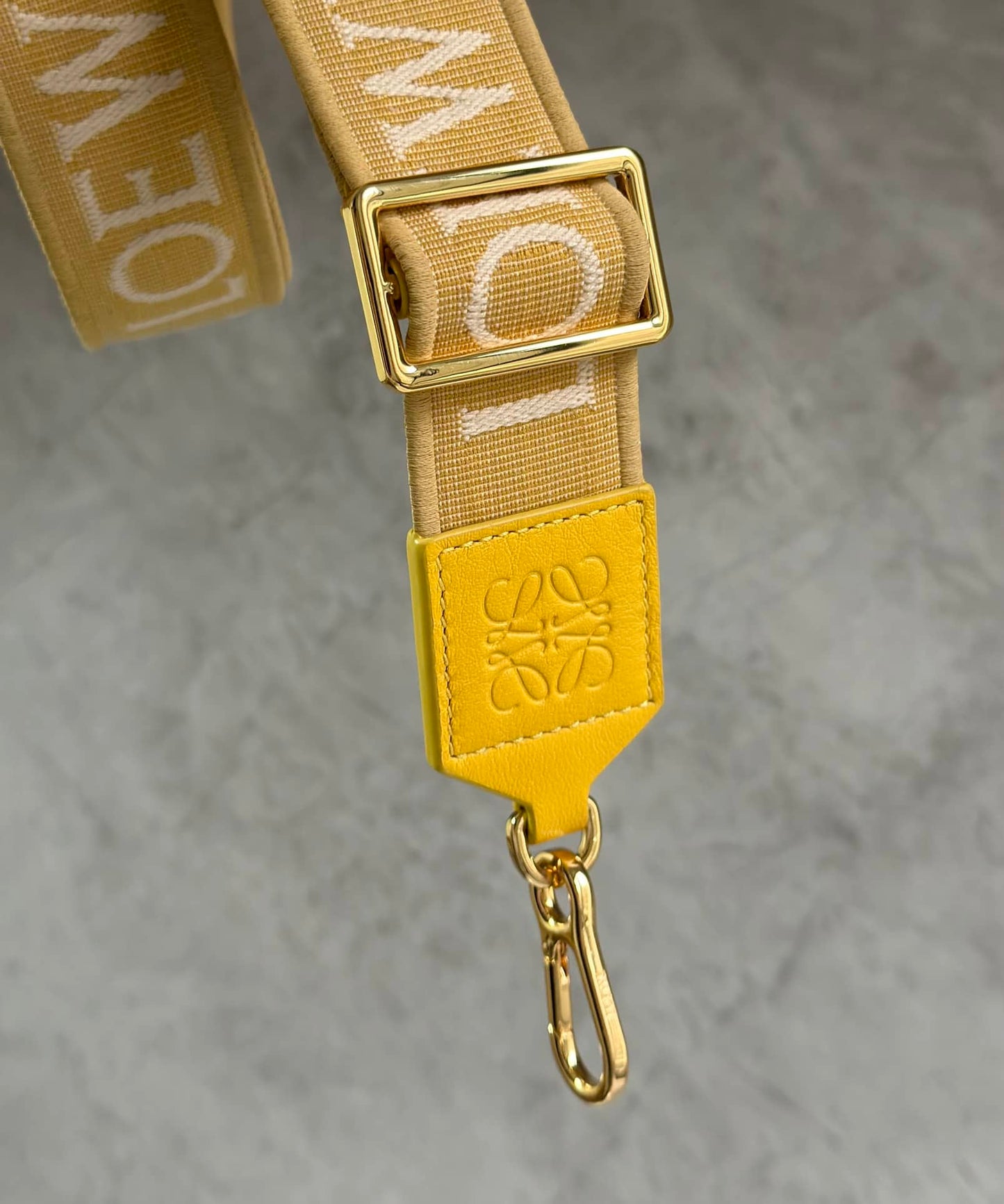 Anagram Wide Shoulder Strap Yellow