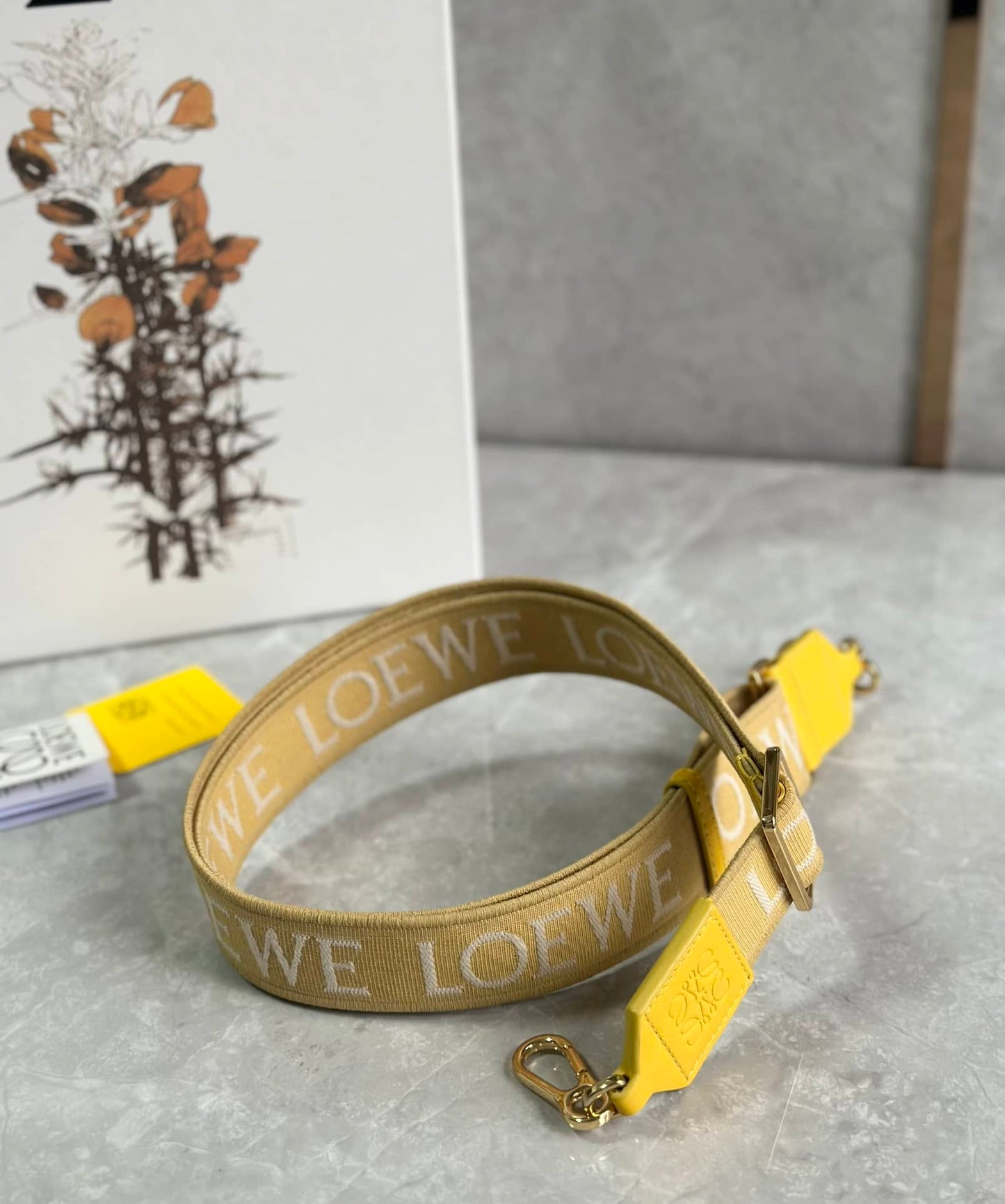 Anagram Wide Shoulder Strap Yellow