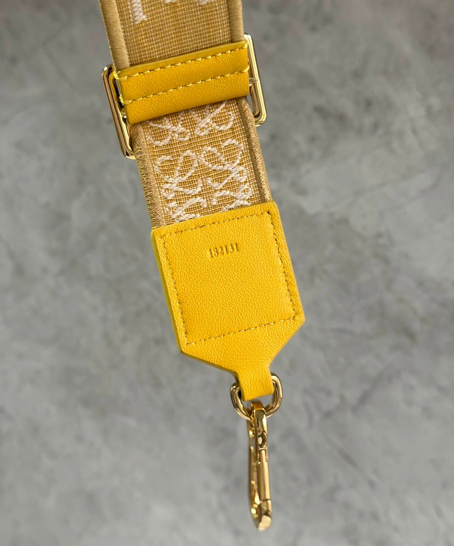 Anagram Wide Shoulder Strap Yellow