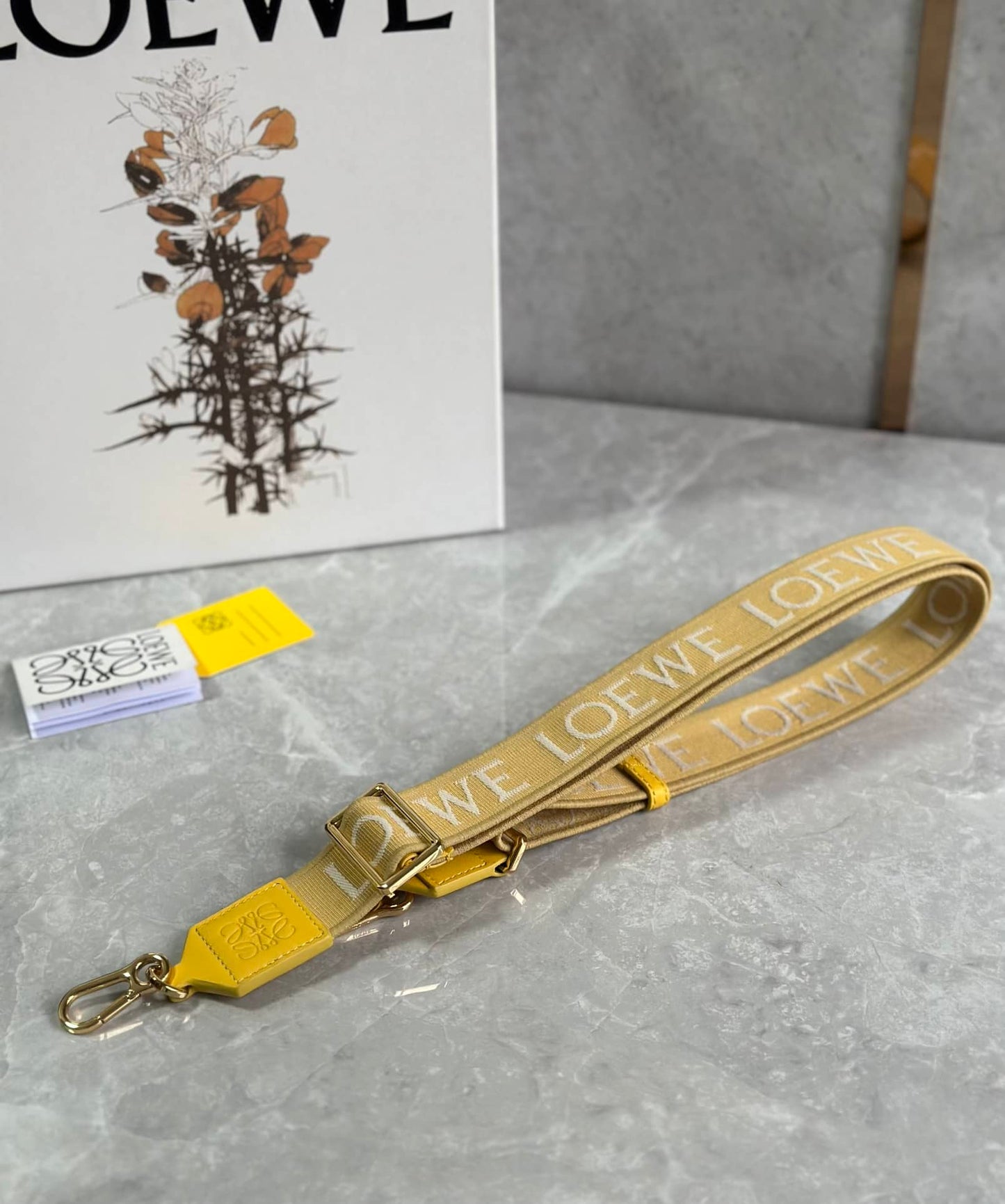 Anagram Wide Shoulder Strap Yellow