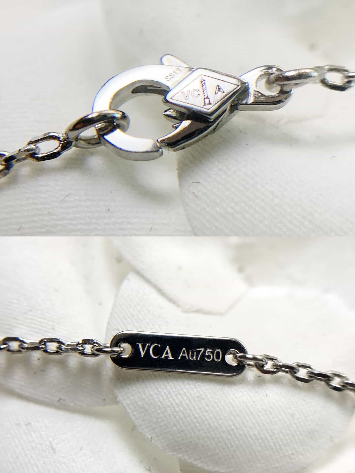 VAN CLEEFS & ARPELS Clover Necklace Limited Edition 925 Sterling Silver