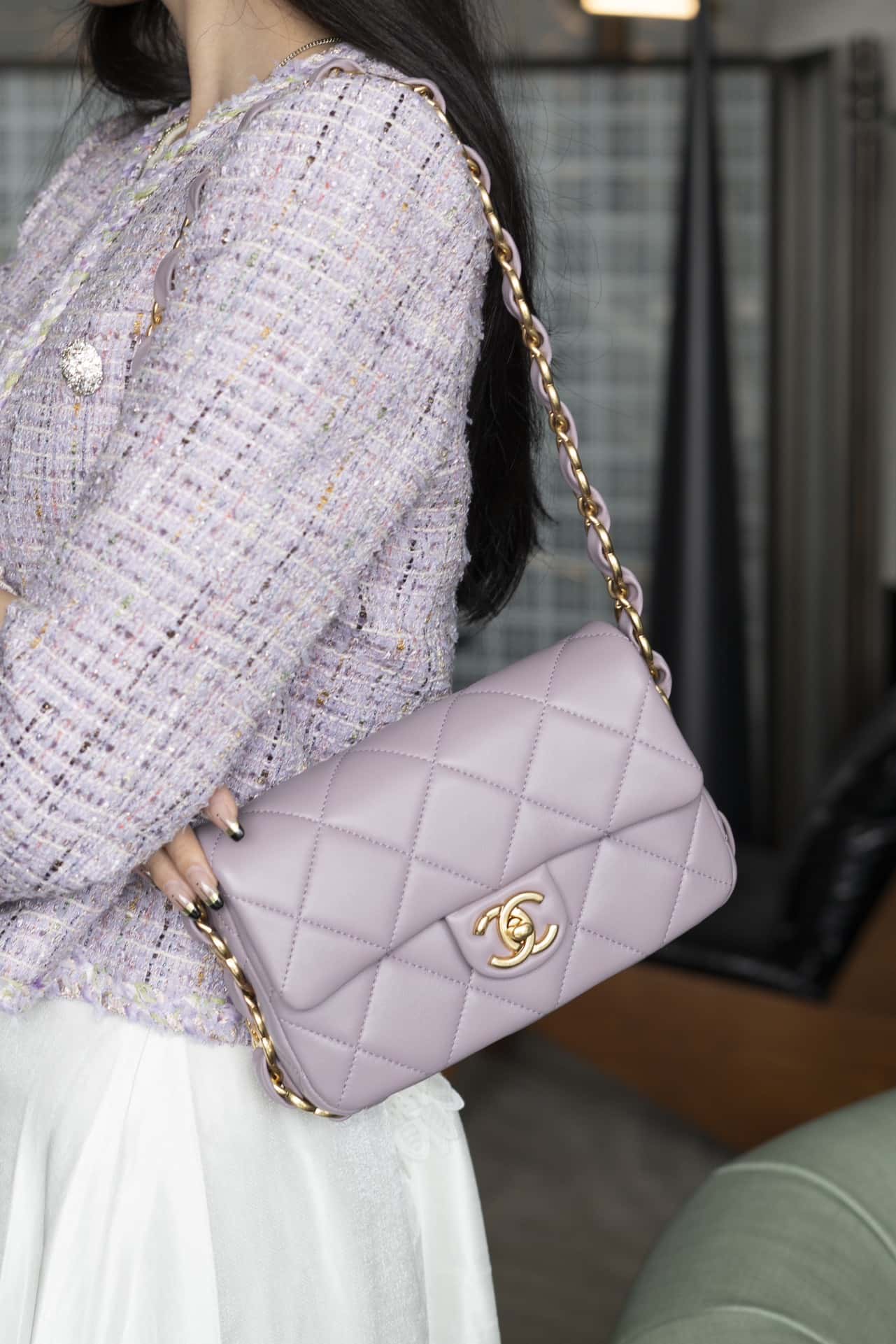 CC 24K Small Flap Bag