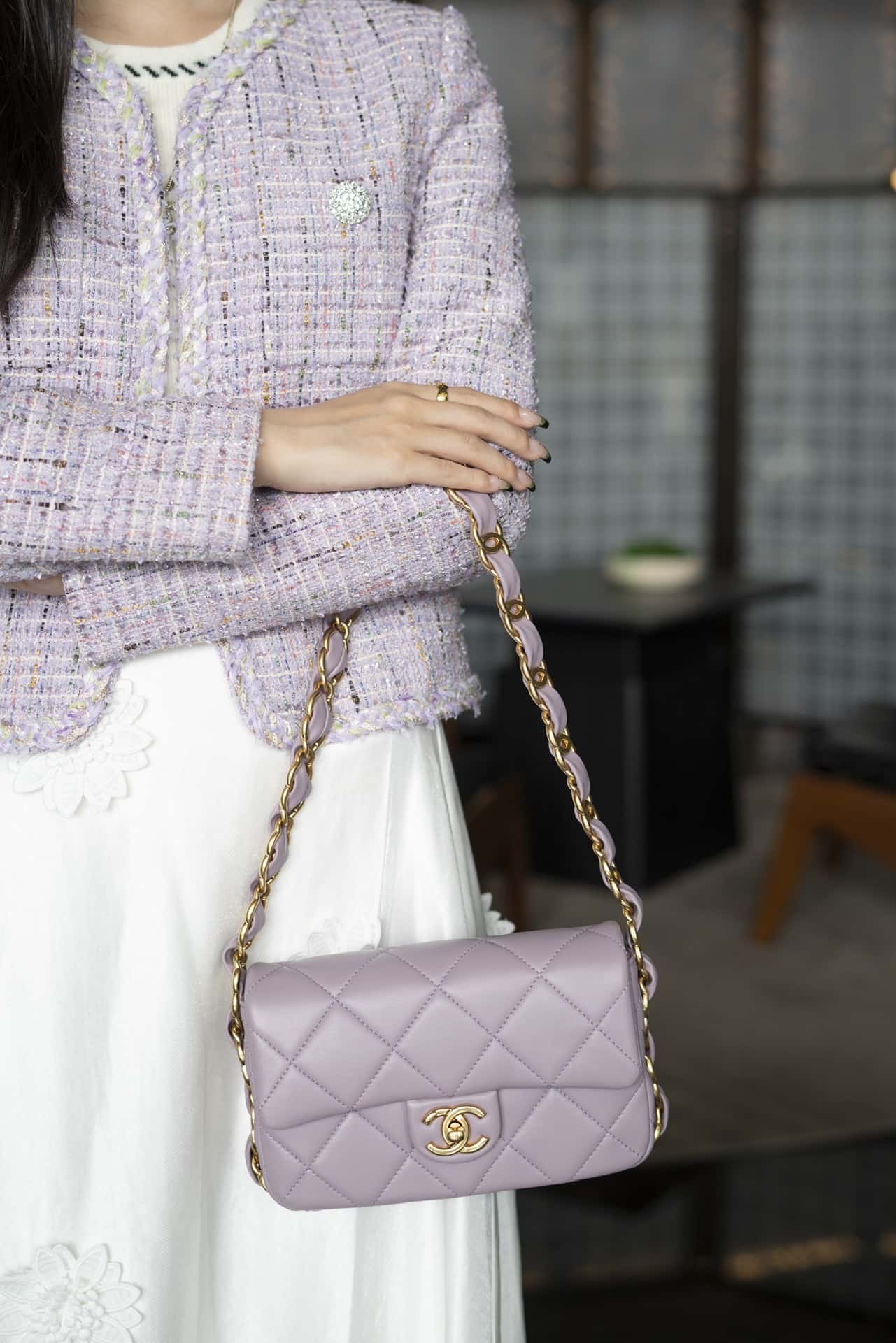 CC 24K Small Flap Bag