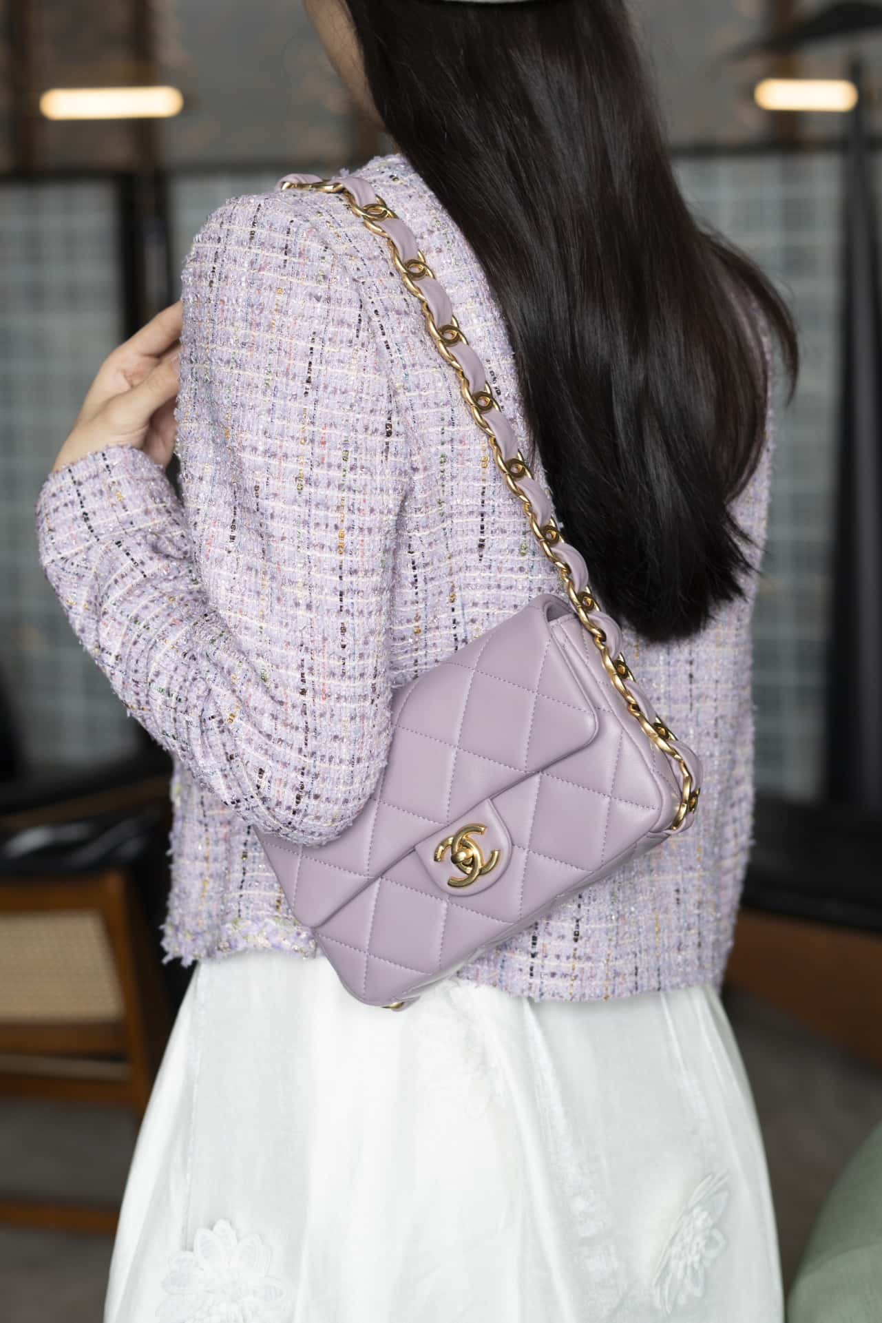CC 24K Small Flap Bag