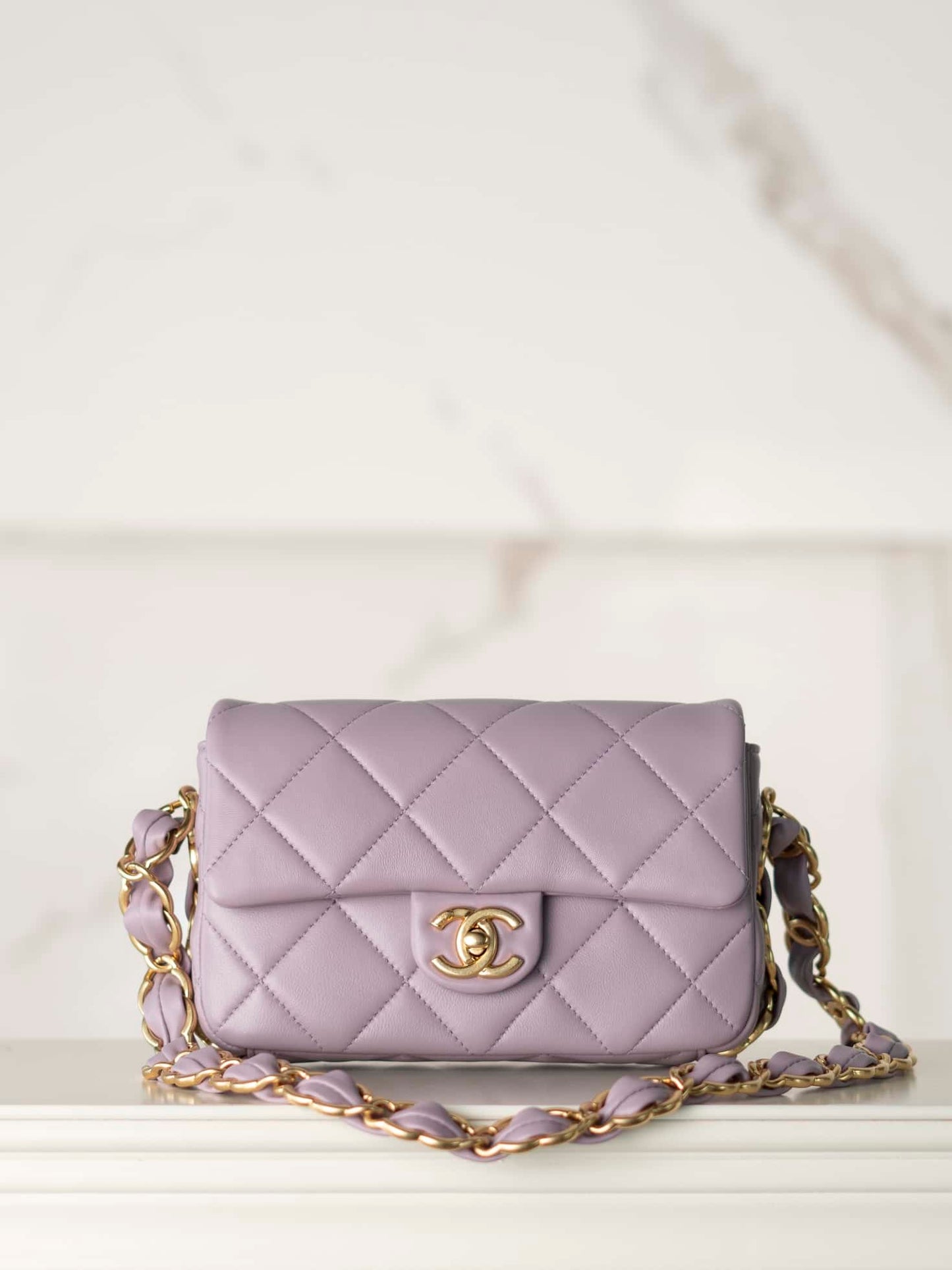 CC 24K Small Flap Bag