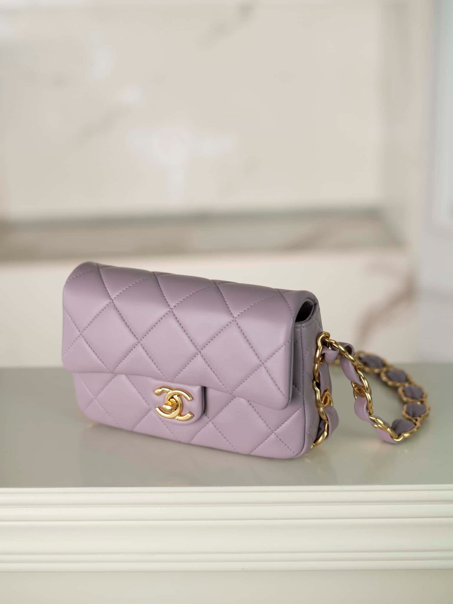 CC 24K Small Flap Bag