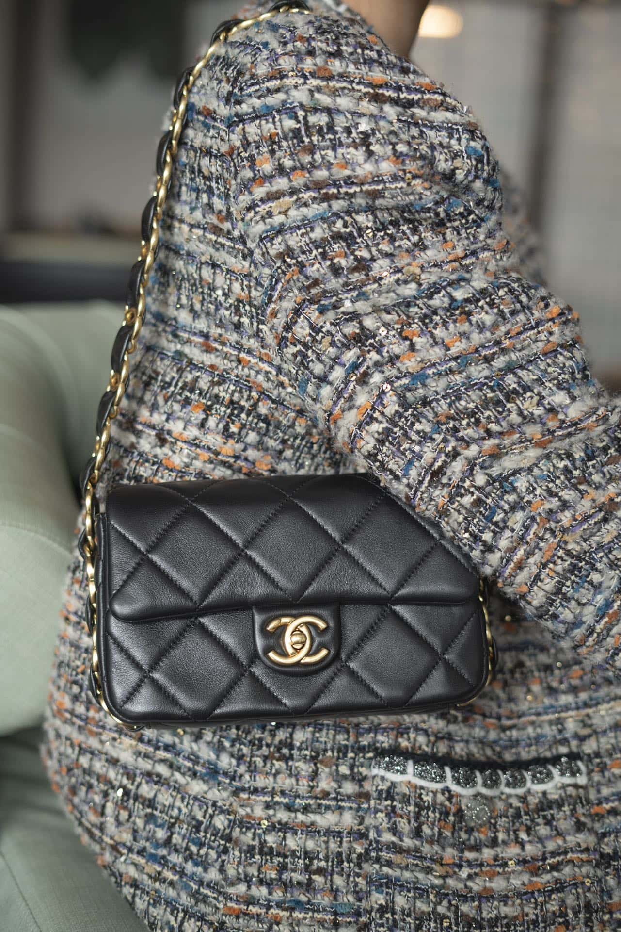 CC 24K Small Flap Bag