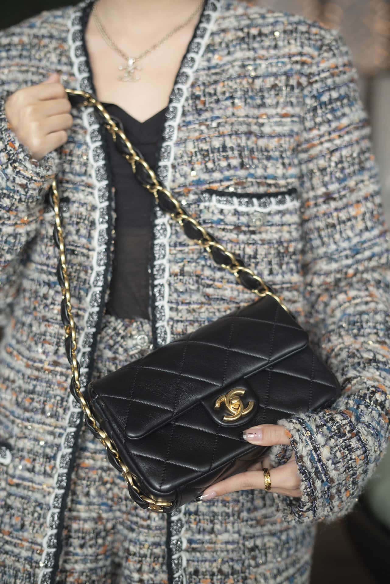 CC 24K Small Flap Bag