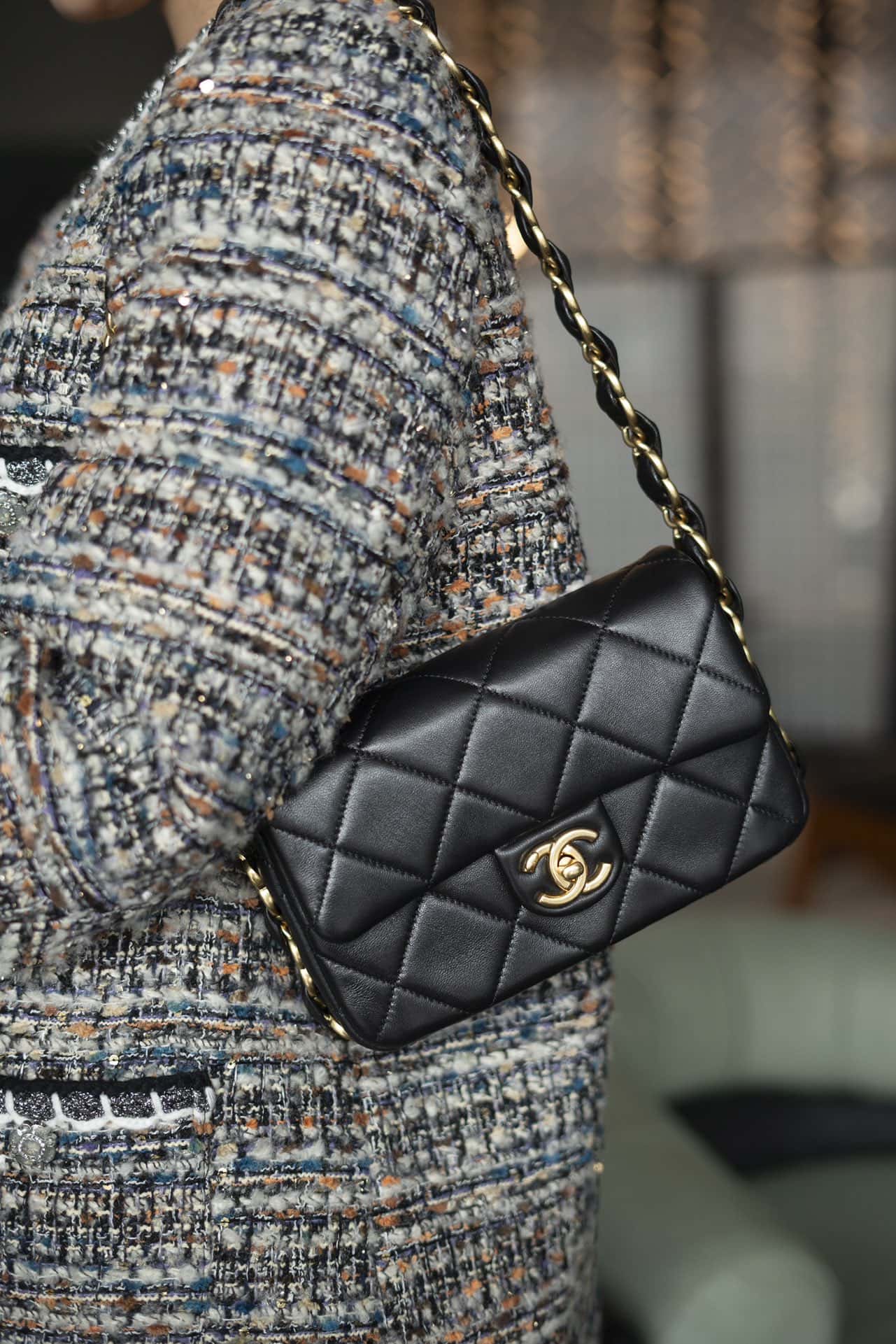 CC 24K Small Flap Bag