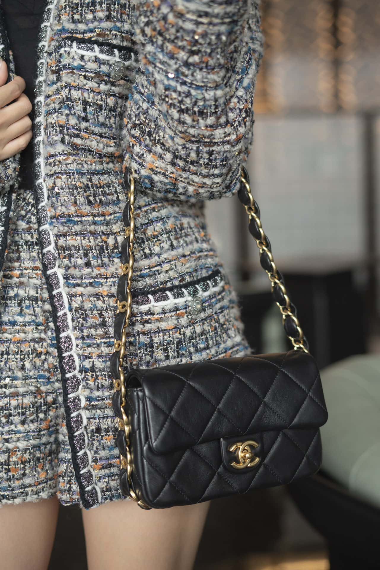 CC 24K Small Flap Bag