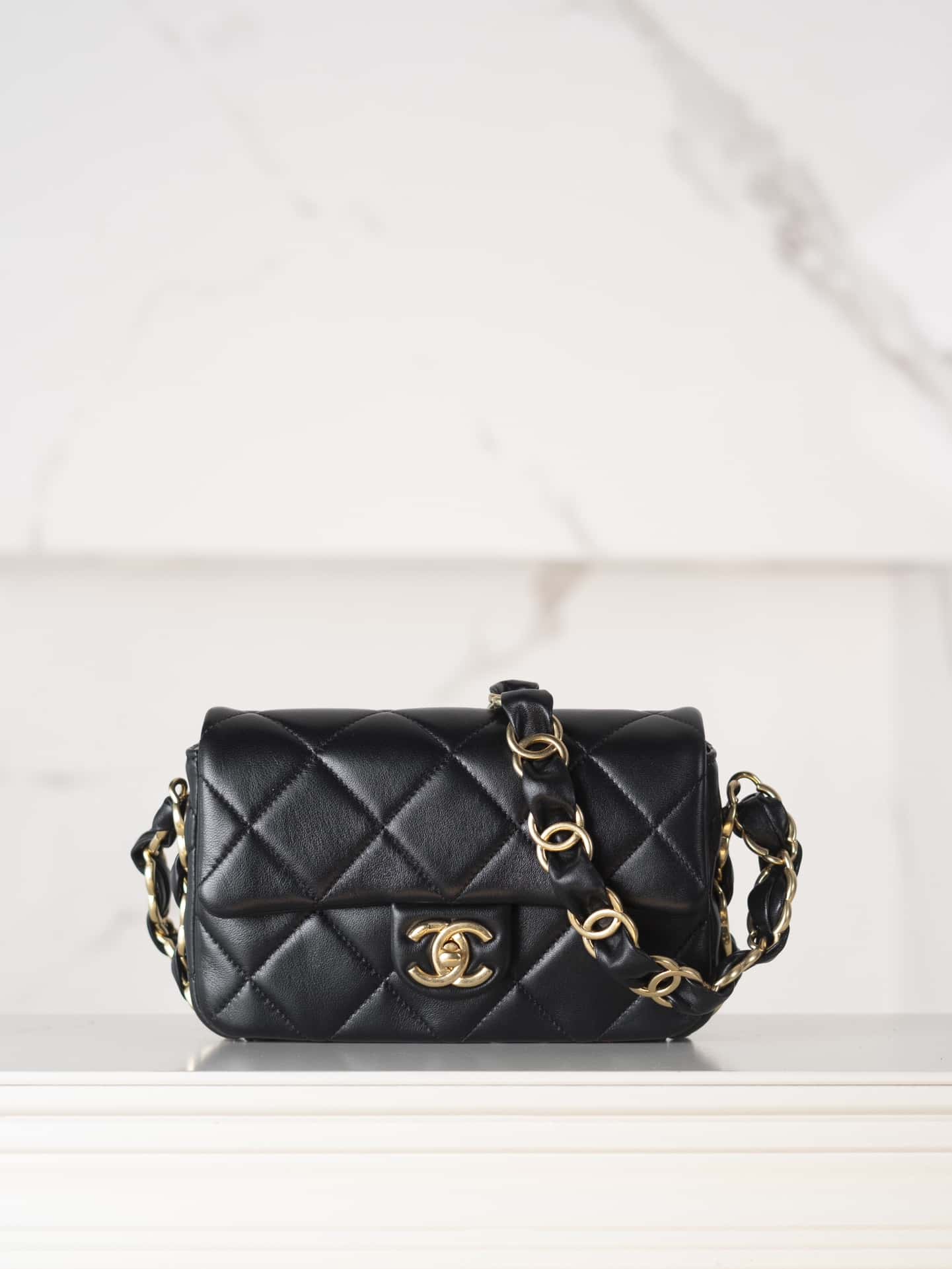 CC 24K Small Flap Bag