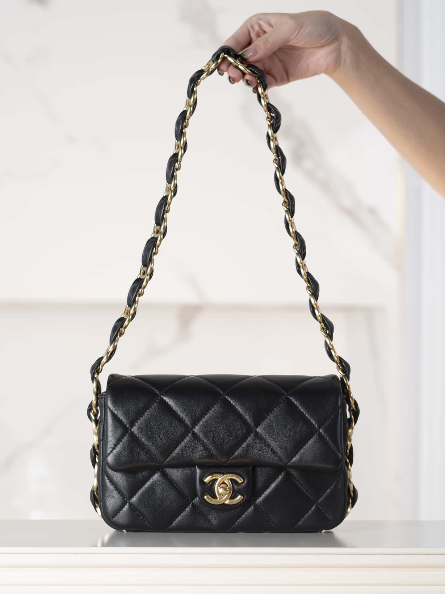 CC 24K Small Flap Bag