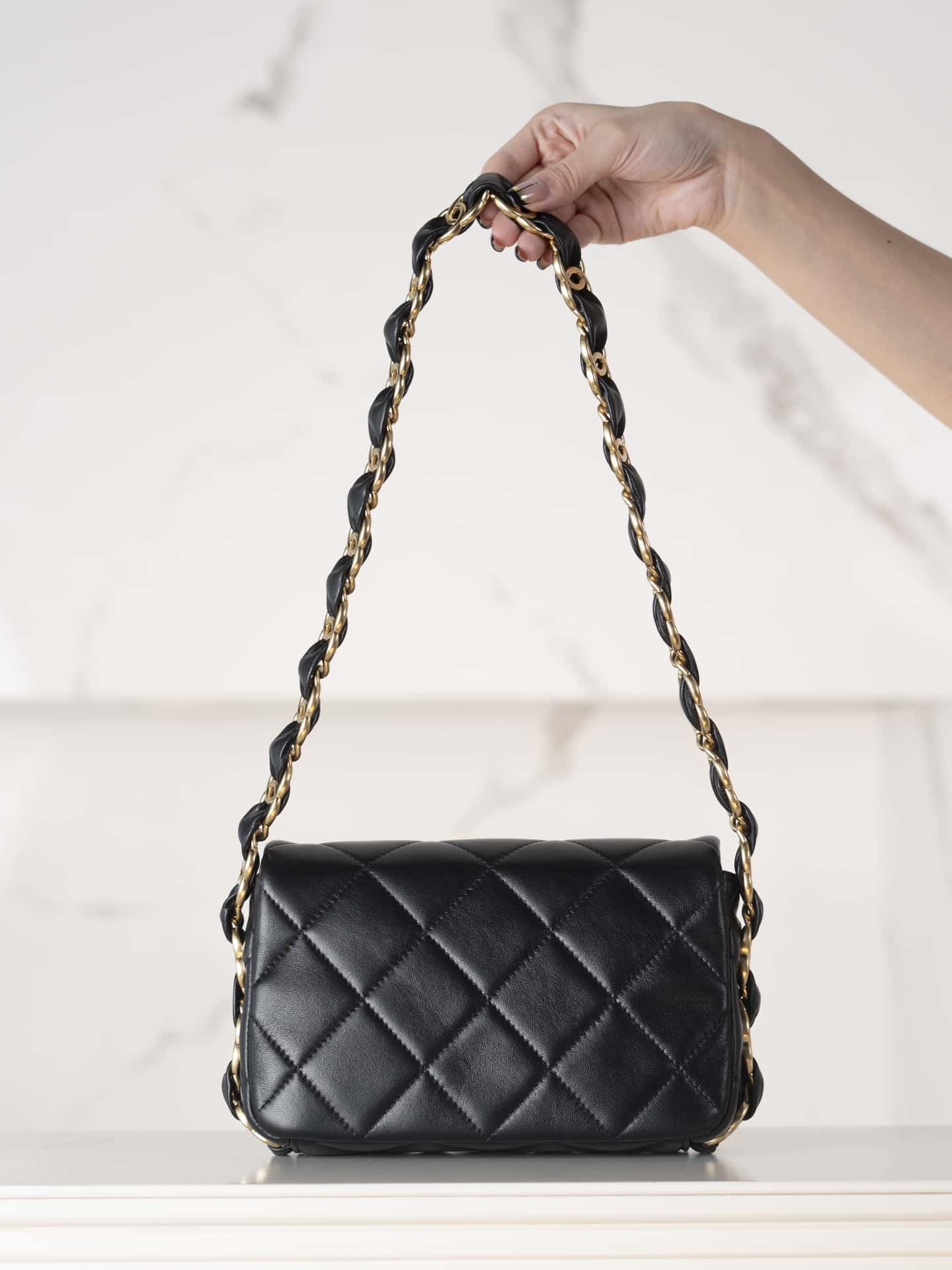 CC 24K Small Flap Bag